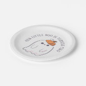 Boo maakt twee spookpompoenen bord (Gekanteld)