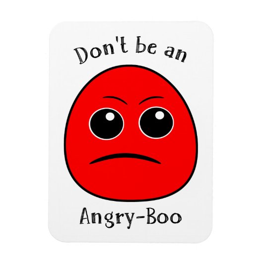 Boo Magnets - Angry-Boo Magneet (Verticaal)