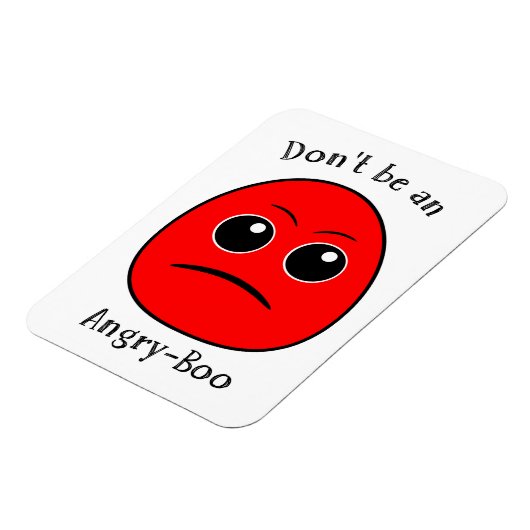 Boo Magnets - Angry-Boo Magneet (Linkerzijde)