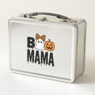 Boo Mama Halloween Geest Pompoen Boog Ontwerp