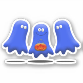 Boo Man Ghost Group Sticker