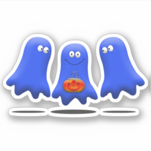 Boo Man Ghost Group Sticker