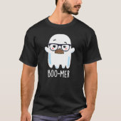 Boo-mer Funny Middle Aged Ghost Pun Dark BG T-shirt (Voorkant)