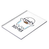 Boo-mer Grappige geest pun uit de middelbare leeft Notitieboek (Linkerzijde)