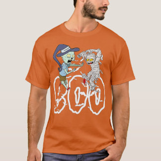 Boo met zombie Witch Pet, Spiers en vleermuizen vo T-shirt