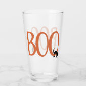 Boo met Zwarte Kat Glas (Achterkant)
