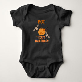 Boo mijn eerste Halloween spooky pompoen, Hallowee Romper