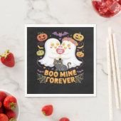 Boo Mine Forever Schattige Ghosts Black Cat Love H Servet (Insitu)