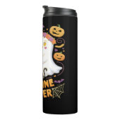 Boo Mine Forever Schattige Ghosts Black Cat Love H Thermosbeker (Geroteerd rechts)