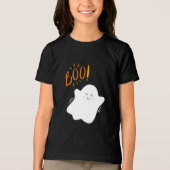 Boo Minimalist Ghost Halloween T-shirt (Voorkant)