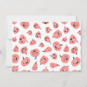 Boo Modern Halloween Boho Girl Birthday Foto Kaart (Achterkant)