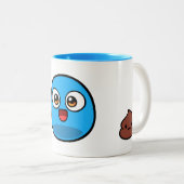 Boo-Mok Tweekleurige Koffiemok (Voorkant rechts)