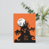 Boo Monster Trick or treat van Spooky House Briefkaart (Staand voorkant)