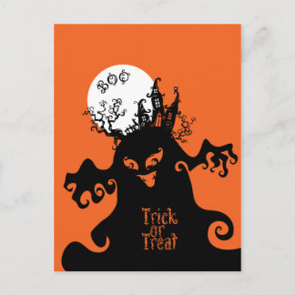 Boo Monster Trick or treat van Spooky House Briefkaart
