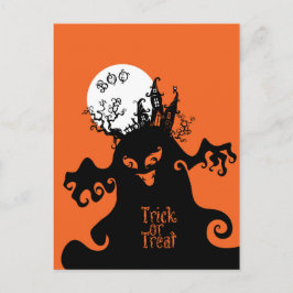 Boo Monster Trick or treat van Spooky House Briefkaart