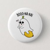 Boo-nana Grappige Ghost Banana Pun Ronde Button 5,7 Cm (Voorkant)