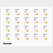 Boo-nana Grappige Ghost Banana Pun Ronde Sticker (Vel)
