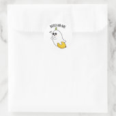Boo-nana Grappige Ghost Banana Pun Ronde Sticker (Tas)