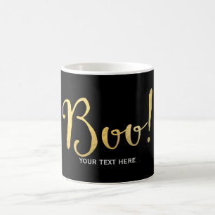 BOO! Neppe gouden Halloween-versiering Koffiemok