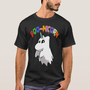 Boo Nicorn Halloween Enge Vrouwen Spooky 1 T-shirt