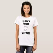 Boo niet stemmen! - 2 bk T-shirt voor de vrouw (Voorkant volledig)