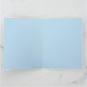 Boo Octopus Blue Cute Kids Birthday Kaart (Binnen)