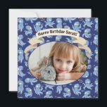 Boo Octopus Blue Cute Kids Birthday Party Invite Feestdagenkaart<br><div class="desc">Schattig octopusontwerp voor het baby shower of het verjaardagsfeest van het kind. Cute octopi zwemmen en plezier hebben.</div>