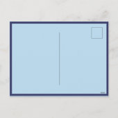 Boo Octopus Blue Cute Kinderen die je missen Feestdagenkaart (Achterkant)