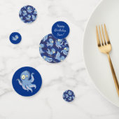 Boo Octopus Blue Kinder Clothing & Décor Confetti (Groep)