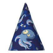 Boo Octopus Blue Kinder Clothing & Décor Feesthoedjes (Rechts)