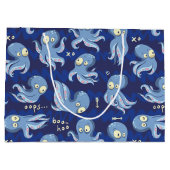 Boo Octopus Blue Kinder Clothing & Décor Groot Cadeauzakje (Achterkant)
