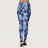 Boo Octopus Blue Kinder Clothing & Décor Leggings (Achterkant)