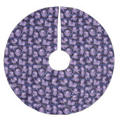 Boo Octopus Cute Paarse Kinder Clothing & Décor Kerstboom Rok (Voorkant)