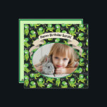 Boo Octopus Green Cute Kids Birthday Party Invite Feestdagenkaart<br><div class="desc">Schattig octopusontwerp voor het baby shower of het verjaardagsfeest van het kind. Cute octopi zwemmen en plezier hebben.</div>