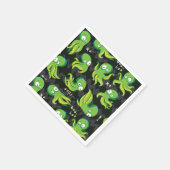 Boo Octopus Green Kinder Clothing & Décor Servet (Hoek)