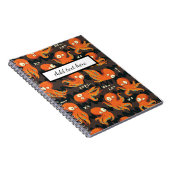 Boo Octopus Oranje & Zwarte Kinderkleding & Decora Notitieboek (Rechterzijde)