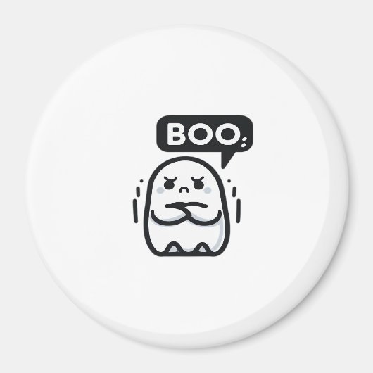 Boo Of Disapproval Funny Quote Magneet (Voorkant)