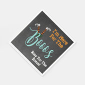 Boo On Boos en Booze Halloween Cocktail Party Servet (Hoek)