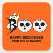 BOO! Onderzetter Halloween Ghost Paper (Voorkant)