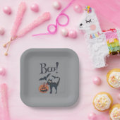 Boo. Papieren Bordje (Feest)