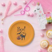 Boo. Papieren Bordje (Feest)