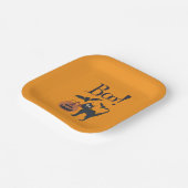 Boo. Papieren Bordje (Gebogen)