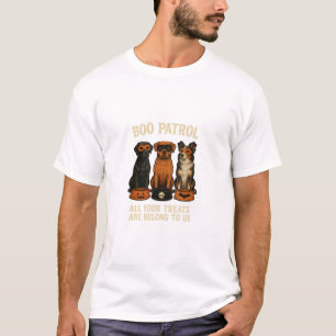 Boo Patrol Halloween Hondenteam T-shirt