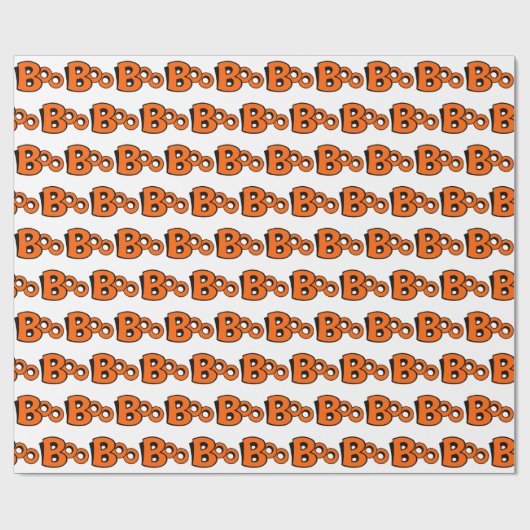 Boo Pattern Cadeaupapier (Vlak)