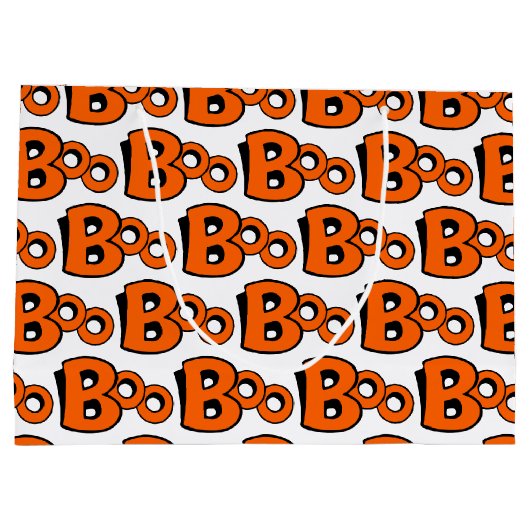 Boo Pattern Large Cadeautasje (Achterkant)