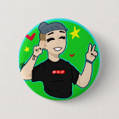 Boo peace kind ronde button 5,7 cm (Voorkant)