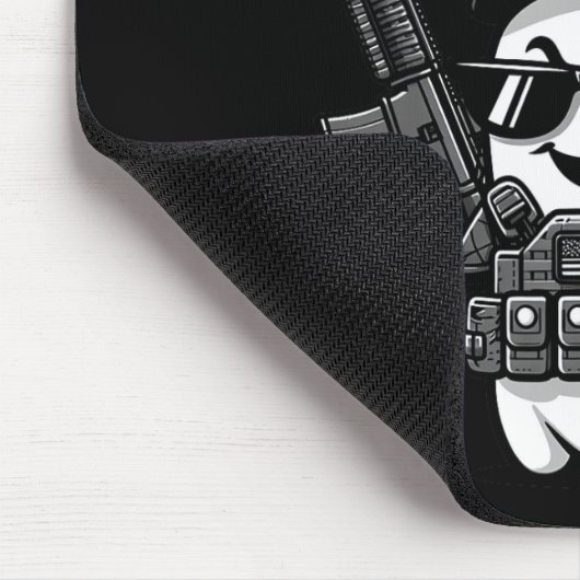 Boo Pew Tactical Ghost Costume Pistool Lover Hallo Muismat (Hoek)