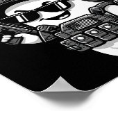 Boo Pew Tactical Ghost Costume Pistool Lover Hallo Poster (Hoek)