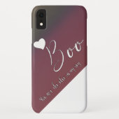 Boo Pink iPhone XR Hoesje (Achterkant)