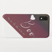 Boo Pink iPhone XR Hoesje (Achterkant (horizontaal))